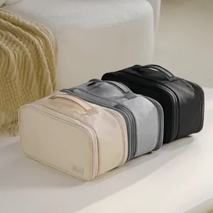 Σετ τριών τεμαχίων φορητές τσάντες αποθήκευσης εσωρούχων ταξιδιού για σουτιέν και κάλτσες
