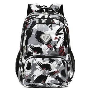 Camouflage Backpack Oxford Cloth Water Repellent Business Laptop Bag Large Capacity Casual Travel Backpack For Men Women