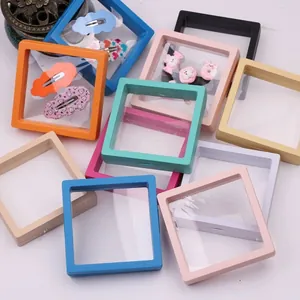 Colorful PE film suspension display boxes for jewelry storage and anti-oxidation protection