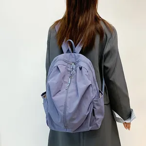 Sac à Dos Imperméable en Nylon pour Hommes Femmes Grande Capacité Sac de Voyage Extérieur Léger Randonnée Camping Sport Casual Sac à Épaule