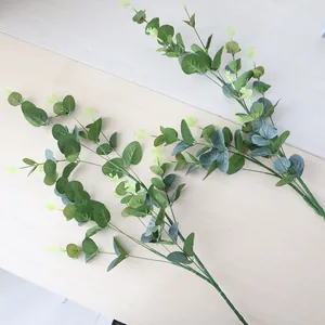 Kunstmatige eucalyptus geldbladstelen met realistische zijden textuur voor thuis