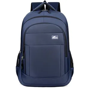 Haltbarer blauer Business-Laptop-Rucksack für Reise und Schule mit großem Fassungsvermögen