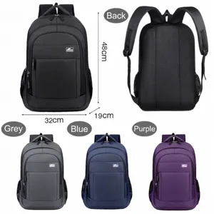 Business-Laptop-Rucksack mit großer Kapazität, verschiedene Farben, 48x32x19cm für Reisen.