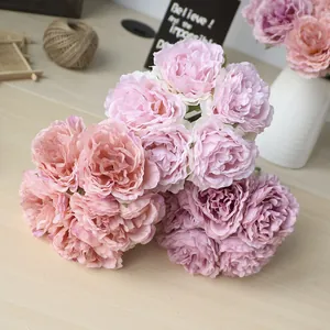 Seidenpfingstrosen Bündel Künstliche Ranunkeln Blumen Für Zuhause Innendekoration Hochzeit Party Künstliche Blumen Gesteck Pastoraler Stil