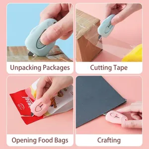 Mini coltello universale portatile per aprire scatole e tagliare il nastro adesivo