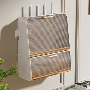 Wandgemonteerde WiFi Router Opbergdoos Kabelmanagement Koffer Stofdicht Stekkerdoos Draad Organizer Box Voor Thuis Kantoor Decor