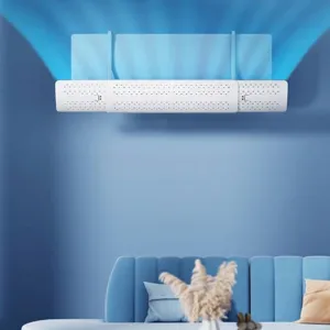 Deflector de aire acondicionado ajustable para unidades de pared, panel de 55-95 cm.