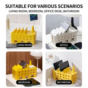 Boîte de rangement de multiprise pour la gestion des câbles dans divers scénarios de maison.