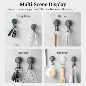 Heavy duty suction cup hooks no-punch wall hooks for towel and keys in various rooms