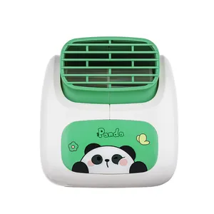 Portable cartoon panda USB desk fan for office and dormitory
