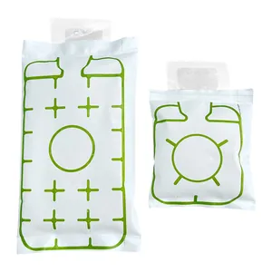 Two reusable instant cooling ice packs for sports cold compress and outdoor cooler boxes