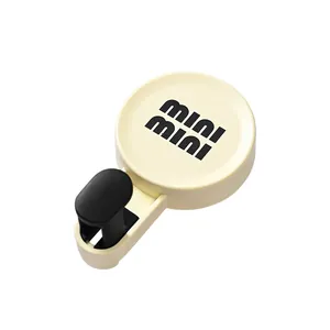 Creative off-white round traceless suction cup wall hook for home kitchen and bathroom