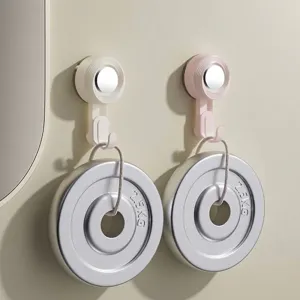 Strong vacuum suction cup hooks for bathroom wall storage with heavy load-bearing capacity