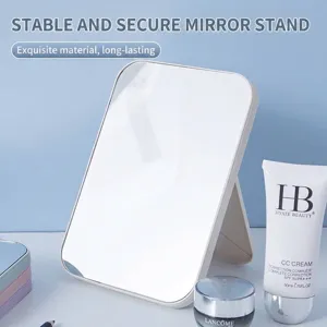 High-definition portable foldable desktop makeup mirror for home and dormitory vanity use
