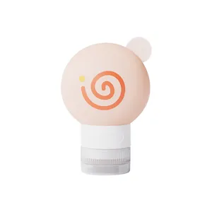 Flacone da viaggio in silicone da 90 ml a forma di ciambella per lozioni e cosmetici portatili
