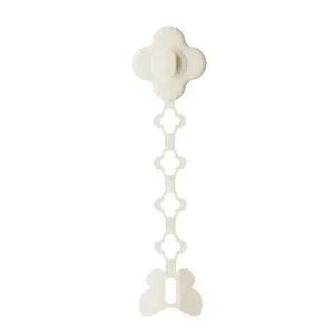Organisateur de câbles pour appareils de cuisine avec design floral et papillon élégant