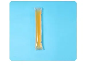 Vue détaillée d'un sachet auto-scellant pour faire des glaces à l'eau maison