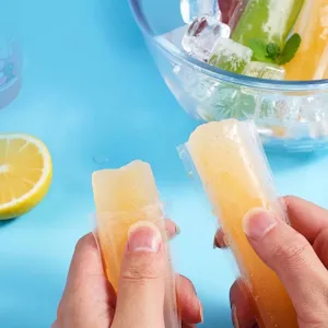 Sachets jetables de qualité alimentaire pour fabriquer des glaces en été cool.
