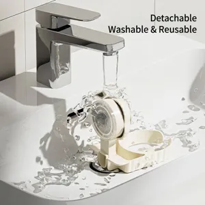 Wandmontierter Aschenbecherhalter mit Saugnapf für das Badezimmer, waschbares Design