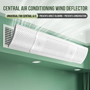 Deflector De Aire Acondicionado Telescópico Ajustable Protector Contra Soplado Directo Para Aire Centralizado Dormitorio