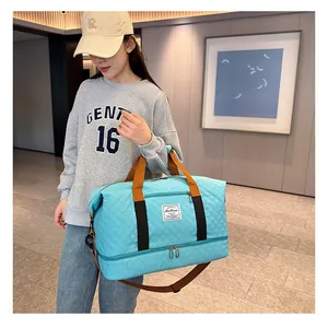 Large capacity travel duffel gym sports shoulder crossbody bag for outdoor trips and daily luggage