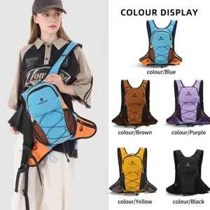 Outdoor Sport Cycling Hydration Backpack Lightweight Waterproof Oxford Cloth Daypack For Men Women Hiking Climbing Running