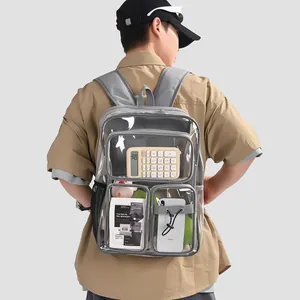 Διαφανές αδιάβροχο σακίδιο πλάτης μεγάλης χωρητικότητας για μαθητές στο μοντέλο