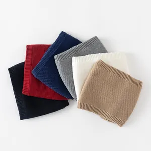 Gebreide winter nekverwarmer voor heren en dames, dikke warme thermische sjaal voor buiten.