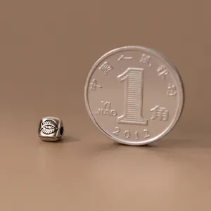 Distanziatore in argento sterling 925 da 5mm con motivo a pesce per gioielli fai da te