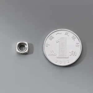 Vintage 925 sterling silver 6mm square spacer bead for DIY jewelry making material