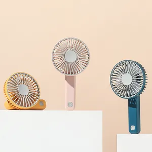 Mini Ventilador de Mano Portátil USB Recargable Ultra Silencioso Ventilador de Bolsillo Para Oficina Escritorio Viaje Verano Ventilador Personal