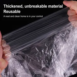 Durable thickened transparent plastic dust cover film for home furniture protection