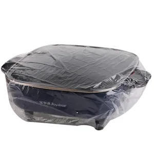 Disposable plastic dust cover film for electrical appliances and furniture