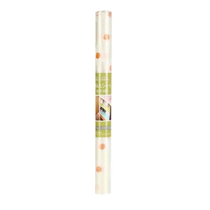 Waterproof daisy pattern shelf liner and drawer mat for kitchen cabinets and wardrobes