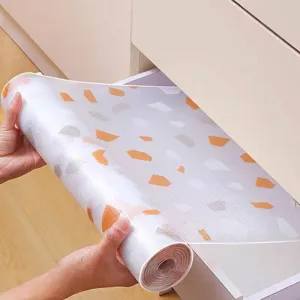 Waterproof EVA Cabinet Liner Oilproof Non-Slip Drawer Mat Cuttable Refrigerator Pad For Kitchen Shelf Home Storage