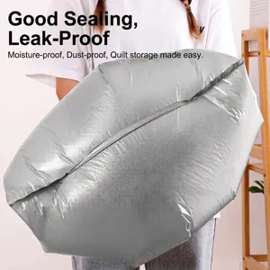 Große silberne feuchtigkeitsbeständige Bettdecken-Tasche für Umzug