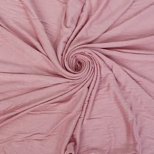 Soft breathable modal solid color scarf in dusty pink with mercerized finish texture