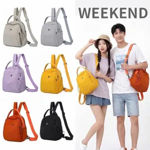 Zaino Impermeabile Mini Fashion in Nylon per Donna Uomo Leggero Grande Capacità Zaino da Viaggio Casual Pendolare Zaino Scolastico
