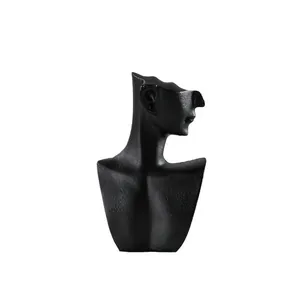Statua moderna astratta minimalista del busto umano in resina per decorazioni domestiche