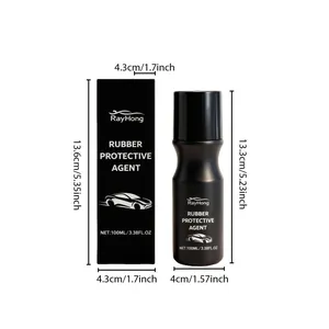 Dimensioni dettagliate dello spray protettivo per gomma Rayhong da 100 ml