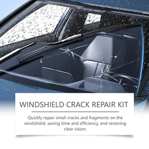 Windschutzscheibe Riss Reparatur Set Auto Glas Nano Reparaturflüssigkeit Klare Sicht