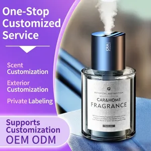 Smart Car Air Freshener Automatic Spray Glass Aromatherapy Diffuser Odor Eliminator For Interior Home Vehicle Accessories