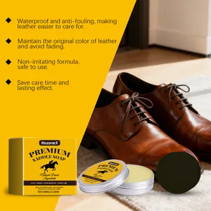 Jabón de silla HozoneX para el mantenimiento, limpieza y cuidado impermeable de los zapatos