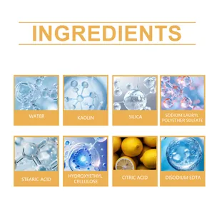 Lista visual detallada que muestra ingredientes seguros para el limpiador Jakehoe