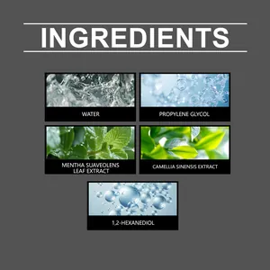 Hikmarion auto luchtverfrisser detailafbeelding met natuurlijke ingrediënten en formule.