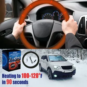 Auto Beheizbarer Lenkradbezug Heizung auf 100-120°F in 90 Sekunden im Schnee