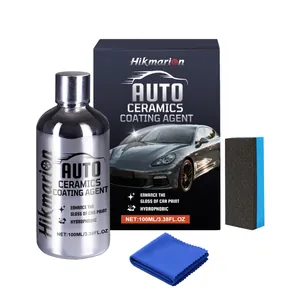 Hikmarion 100ml auto ceramic coating agent kit for car paint gloss and hydrophobic protection