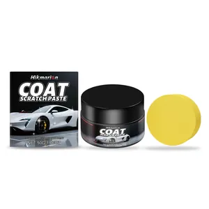 Hikmarion car paint scratch repair paste and sponge set for auto paint restoration