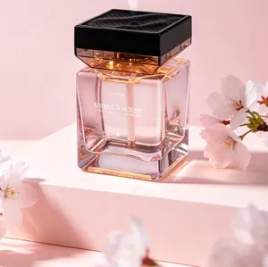 Detailed view of the elegant pink automatic fragrance diffuser decorated with blossoms