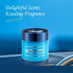 Solid Car Air Freshener Balm Long Lasting Car Perfume Ornament For Men Cologne Ocean Snowy Orange Blossom Fragrance